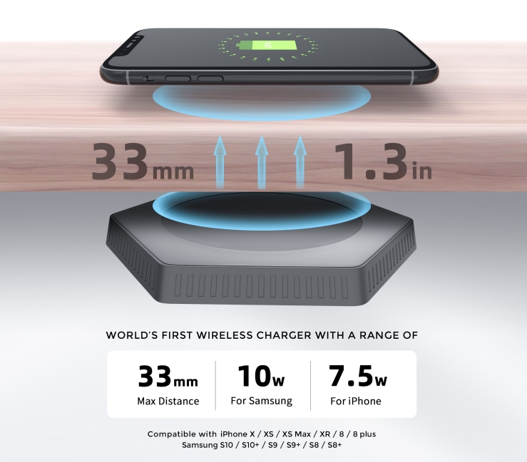 Long range Qi wireless charger - Qi Wireless Charger